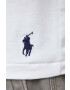 Polo Ralph Lauren Bavlněné tričko bílá barva s potiskem - Pepit.cz