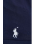 Polo Ralph Lauren Bavlněné tričko s dlouhým rukávem tmavomodrá barva - Pepit.cz