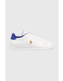 Polo Ralph Lauren Kožené sneakers boty HRT CT II bílá barva 809892328001 - Pepit.cz