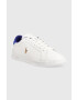 Polo Ralph Lauren Kožené sneakers boty HRT CT II bílá barva 809892328001 - Pepit.cz