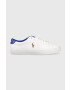 Polo Ralph Lauren Kožené sneakers boty LONGWOOD bílá barva 816892339001 - Pepit.cz