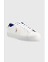 Polo Ralph Lauren Kožené sneakers boty LONGWOOD bílá barva 816892339001 - Pepit.cz