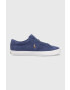 Polo Ralph Lauren Semišové sneakers boty SAYER tmavomodrá barva 816893732005 - Pepit.cz