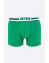 Puma Boxerky Placed logo boxer 2p green (2-pack) 90651904 - Pepit.cz