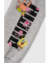 Puma Dětské tepláky x SPONGEBOB Sweatpants TR šedá barva s potiskem - Pepit.cz