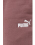 Puma Kalhoty dámské zelená barva široké high waist - Pepit.cz