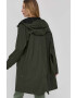 Rains Bunda 12020 Long Jacket zelená barva přechodná 12020.03-Green - Pepit.cz