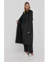 Rains Bunda Longer Jacket černá barva přechodná 18360.01-Black - Pepit.cz