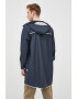 Rains Nepromokavá bunda 18540 Long Jacket Reflective tmavomodrá barva přechodná - Pepit.cz