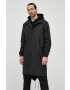 Rains Parka 18140 Fishtail Parka černá barva přechodná - Pepit.cz