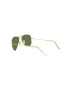 Ray-Ban Dětské sluneční brýle Junior Aviator zelená barva 0RJ9506S-Polarized - Pepit.cz