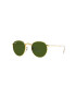 Ray-Ban Dětské sluneční brýle Round Kids zelená barva 0RJ9547S-Polarized - Pepit.cz