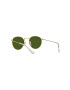 Ray-Ban Dětské sluneční brýle Round Kids zelená barva 0RJ9547S-Polarized - Pepit.cz