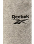 Reebok Kraťasy dámské růžová barva s potiskem high waist - Pepit.cz