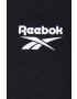 Reebok Mikina dámská černá barva s kapucí s aplikací - Pepit.cz