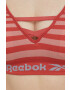 Reebok Sportovní podprsenka F9781 oranžová barva - Pepit.cz