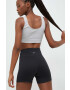 Reebok Tréninkové šortky Workout Ready černá barva hladké high waist - Pepit.cz