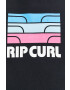 Rip Curl Mikina pánská černá barva s kapucí s potiskem - Pepit.cz