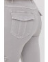 Spanx Tvarované kalhoty Stretch Twill Ankle Cargo šedá barva high waist - Pepit.cz