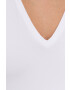 Spanx Funkční prádlo SLEEVE V-NECK BODYSUIT bílá barva hladké - Pepit.cz