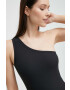 Spanx Zeštíhlující body Suit Yourself Ribbed One Shoulder černá barva - Pepit.cz