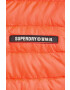 Superdry Bunda dámská oranžová barva přechodná - Pepit.cz