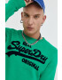 Superdry Mikina dámská růžová barva melanžová - Pepit.cz