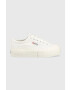 Superga Tenisky 2631 STRIPE PLATFORM dámské bílá barva S5111SW - Pepit.cz