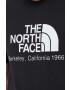 The North Face Bavlněné tričko černá barva s potiskem - Pepit.cz