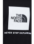 The North Face Bavlněné tričko černá barva s potiskem NF0A3BQOKY41-KY41 - Pepit.cz