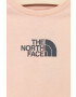 The North Face Dětské bavlněné tričko černá barva - Pepit.cz