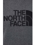 The North Face Mikina pánská šedá barva s aplikací - Pepit.cz