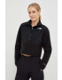 The North Face Mikina Womens Denali Cropped Fleece dámská černá barva NF0A7WXYJK31 - Pepit.cz