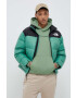 The North Face Péřová bunda 1996 RETRO NUPTSE JACKET pánská zelená barva zimní - Pepit.cz