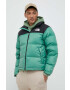 The North Face Péřová bunda 1996 RETRO NUPTSE JACKET pánská zelená barva zimní - Pepit.cz