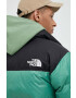 The North Face Péřová bunda 1996 RETRO NUPTSE JACKET pánská zelená barva zimní - Pepit.cz