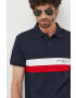 Tommy Hilfiger Bavlněné polo tričko tmavomodrá barva - Pepit.cz