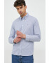 Tommy Hilfiger Bavlněné tričko slim s límečkem button-down - Pepit.cz