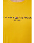 Tommy Hilfiger Bavlněné tričko růžová barva - Pepit.cz