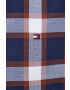 Tommy Hilfiger Bavlněné tričko tmavomodrá barva slim s límečkem button-down - Pepit.cz