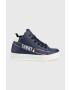 Tommy Hilfiger Dětské sneakers boty tmavomodrá barva - Pepit.cz