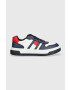 Tommy Hilfiger Dětské sneakers boty černá barva - Pepit.cz