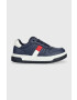 Tommy Hilfiger Dětské sneakers boty tmavomodrá barva - Pepit.cz