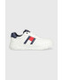 Tommy Hilfiger Dětské sneakers boty bílá barva - Pepit.cz