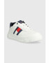 Tommy Hilfiger Dětské sneakers boty bílá barva - Pepit.cz