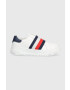 Tommy Hilfiger Dětské sneakers boty bílá barva - Pepit.cz