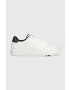 Tommy Hilfiger Kožené sneakers boty ELEVATED RBW CUPSOLE LEATHER tmavomodrá barva FM0FM04487 - Pepit.cz