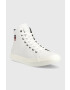 Tommy Hilfiger Kožené sneakers boty TH HI VULC STREET LEATHER bílá barva FM0FM04739 - Pepit.cz