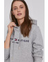 Tommy Hilfiger Mikina dámská šedá barva s aplikací - Pepit.cz