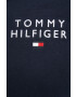 Tommy Hilfiger Mikina tmavomodrá barva s kapucí s potiskem - Pepit.cz